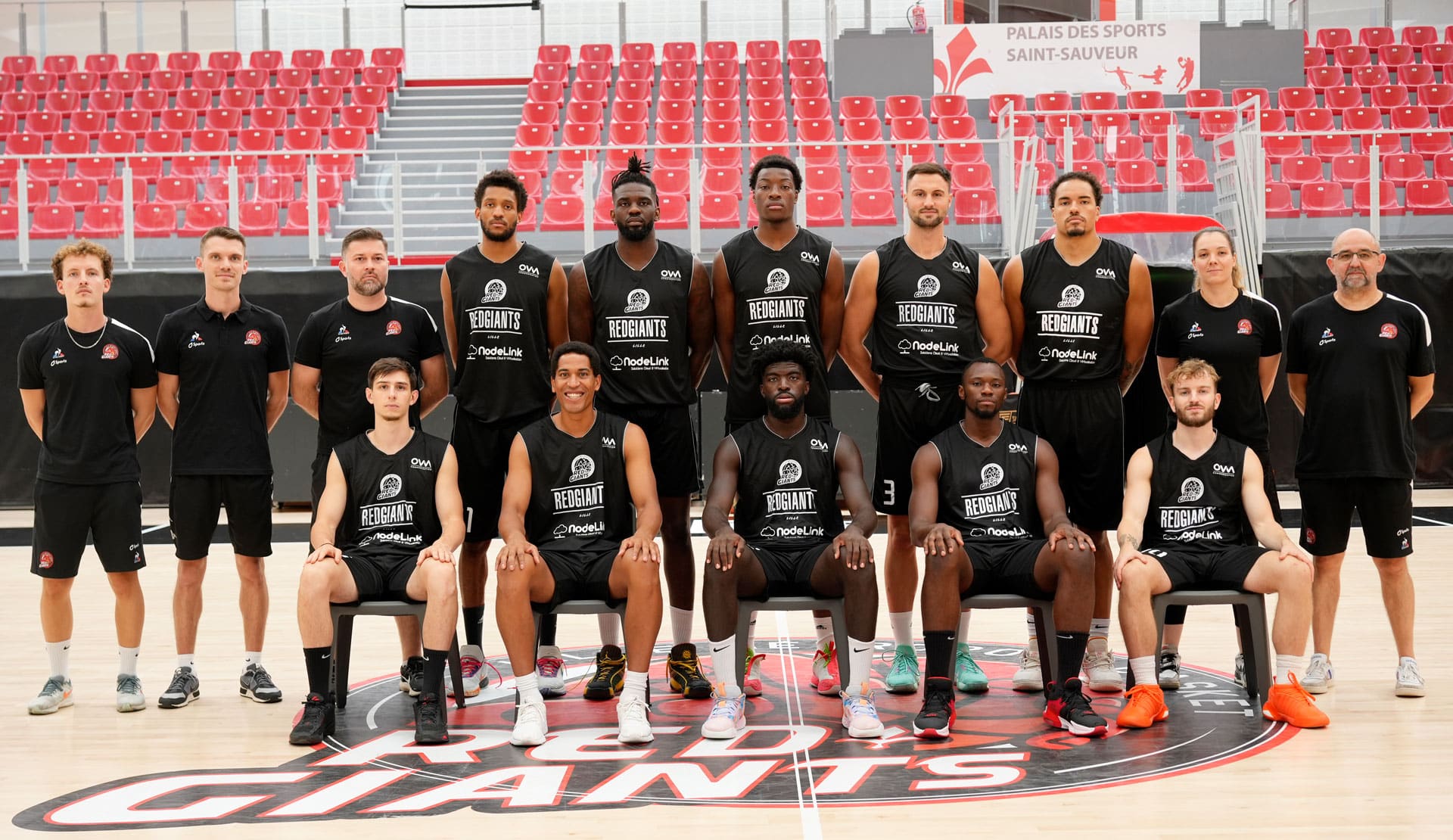 Les joueurs du Lille Métropole Basket saison 2023-2024