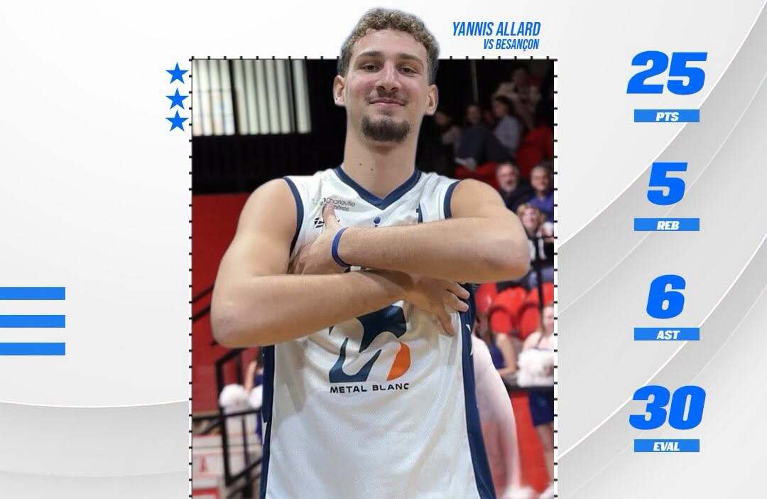 25 points et première victoire : la soirée parfaite de Yannis Allard