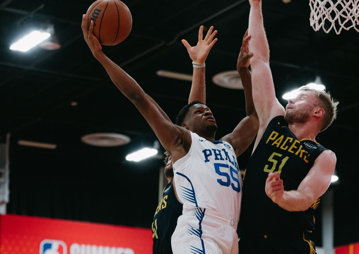 Vidéo] Gérald Ayayi se souviendra longtemps de son premier panier en Summer League !