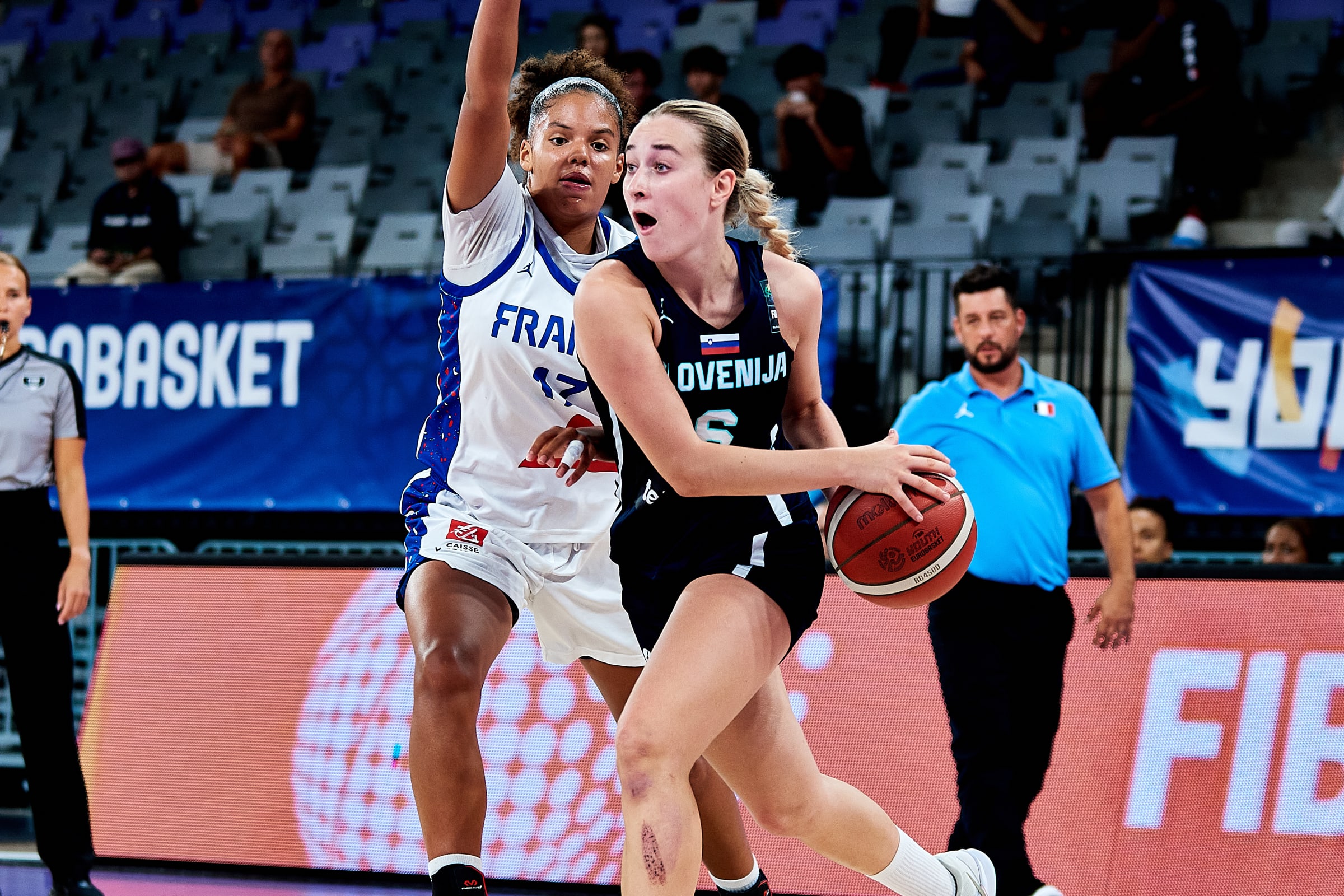 Équipe de France U16 : un premier quart-temps fatal face à la Slovénie, les Bleuettes joueront le bronze