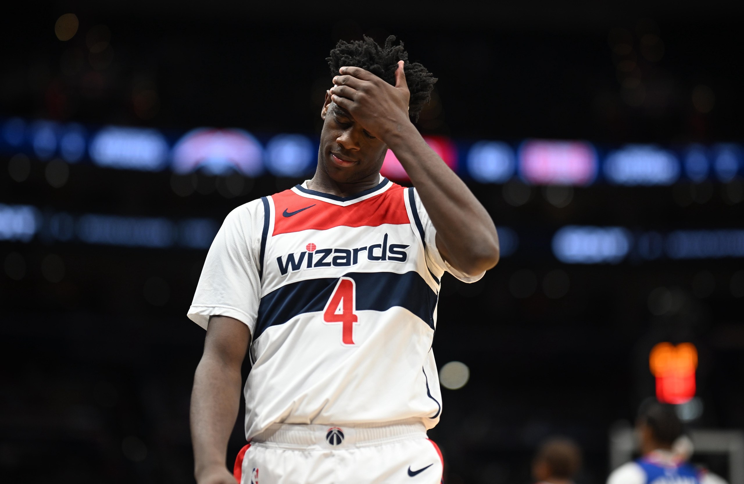 AJ Dybantsa out pour le premier match de la saison des Wizards